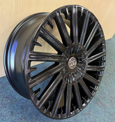 20" Drastic DS7 Wheel 🌟 20X8.5 +35 5X108 + 5X114.3 🌟 CB 73.1 Gloss Black Rim ✅